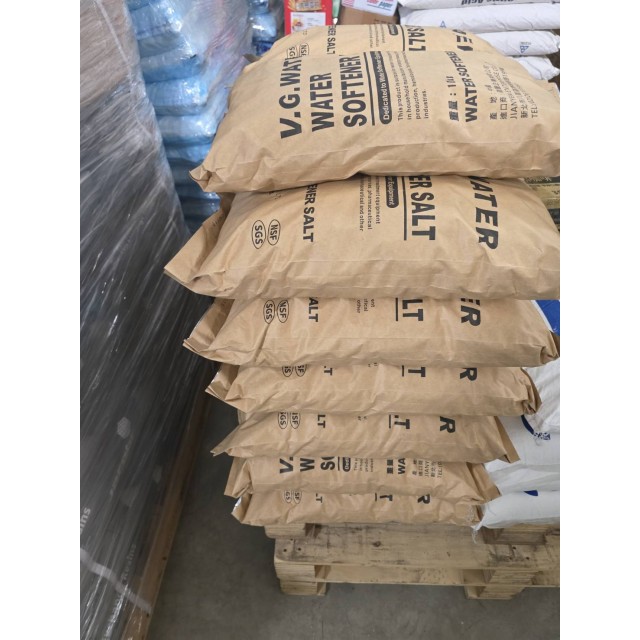 【小江淨水設備】V.G.WATER鹽錠牛皮紙袋 台灣填充包裝 2包免運 FDA SGS NSF檢驗軟化水鹽錠10公斤1包