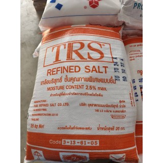 【小江淨水設備】泰國TRS橘鹽/細粒鹽/25kg/一單可以多包免運 只限台灣本島  