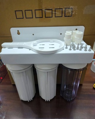 【小江淨水設備】三胞胎烤漆吊片、不鏽鋼吊片，六分牙入水。