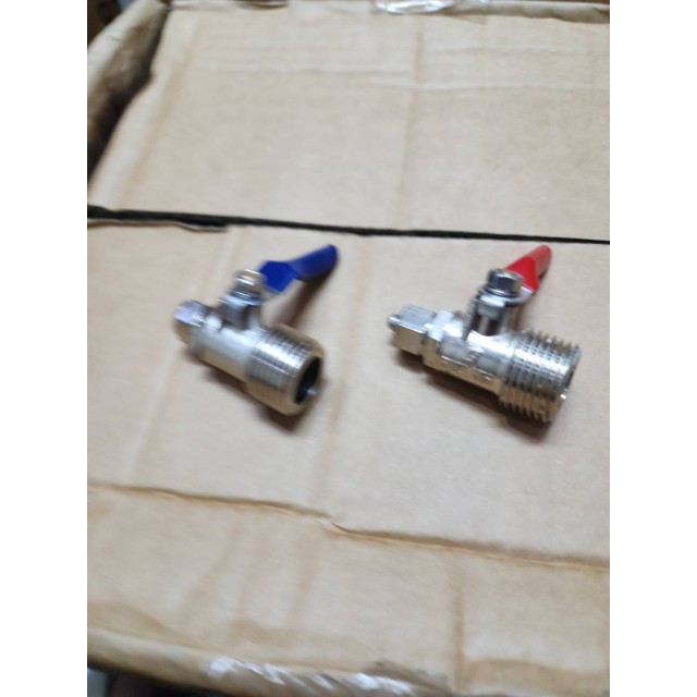 【小江淨水設備】金屬球閥考克,4分外牙接2分管,適用各式淨水器、電解水機。 【小江淨水設備】金屬球閥考克,4分外牙接2分管,適用各式淨水器、電解水機。