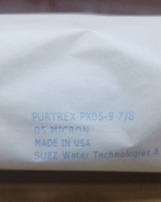 【小江淨水設備】【美國原裝進口】 Purtrex PX05標準10吋 5微米紙包 PP纖維濾心