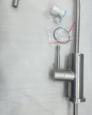 【小江淨水設備】台製-316不鏽鋼鵝頸龍頭-（淨水器2分管專用）（可使用三分快速接頭轉三分管）