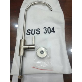 【小江淨水設備】不鏽鋼鵝頸龍頭2分出水，SUS304，皆適用各式淨水器、RO機進水配件，CNS8088認證。