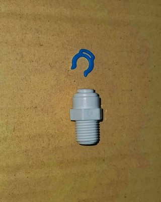 【小江淨水設備】100％台灣製造快速接頭直接頭2分快接/2分牙，以上均附贈固定2分管c型夾（NSF認證大廠）