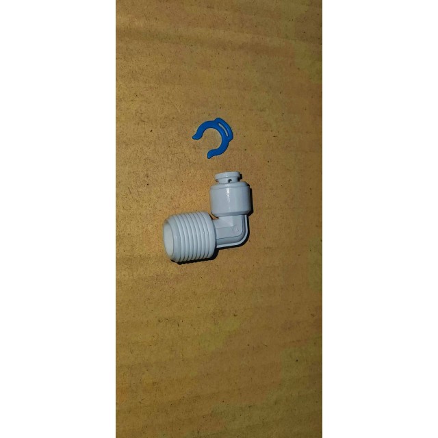 【小江淨水設備】100%台灣製造快速接頭L型2分快接/3分牙,以上均附贈固定2分管c型夾(NSF認證大廠) 【小江淨水設備】100%台灣製造快速接頭L型2分快接/3分牙,以上均附贈固定2分管c型夾(NSF認證大廠)