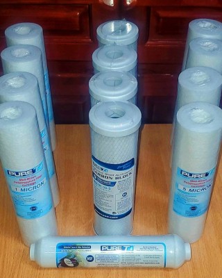 【小江淨水設備】一年份濾心100％台灣製造鴻維濾心PURE-T NSF認證（13隻）