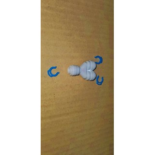 【小江淨水設備】100％台灣製造快速接頭Y型2分快接/2分快接/2分快接，以上均附贈固定2分管c型夾（NSF認證大廠）