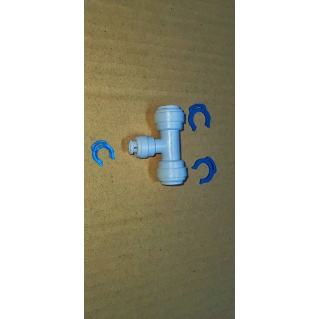 【小江淨水設備】100%台灣製造快速接頭T型3分快接/3分快接/2分快接,均附贈固定2分管3分管c型夾(NSF認證大廠) 【小江淨水設備】100%台灣製造快速接頭T型3分快接/3分快接/2分快接,均附贈固定2分管3分管c型夾(NSF認證大廠)