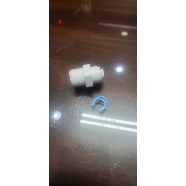 【小江淨水設備】100%台灣製造快速接頭直接頭2分快接/3分牙,以上均附贈固定2分管c型夾(NSF認證大廠) 【小江淨水設備】100%台灣製造快速接頭直接頭2分快接/3分牙,以上均附贈固定2分管c型夾(NSF認證大廠)
