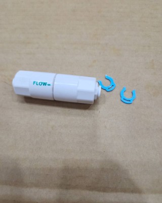 【小江淨水設備】100%台灣製造2分快接逆止閥，RO機用，含C型夾。