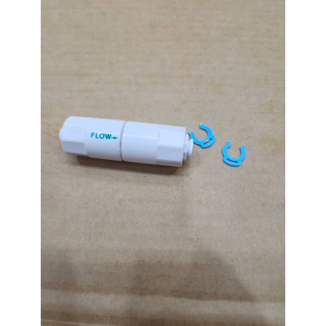 【小江淨水設備】100%台灣製造2分快接逆止閥,RO機用,含C型夾。 【小江淨水設備】100%台灣製造2分快接逆止閥,RO機用,含C型夾。