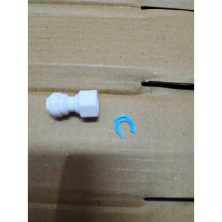 【小江淨水設備】鵝頸龍頭快速接頭，2分管可使用，都有附贈藍色卡扣。