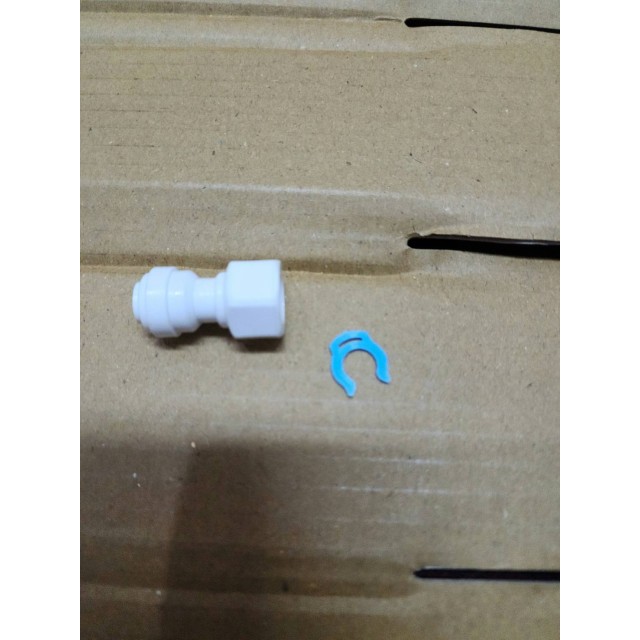 【小江淨水設備】鵝頸龍頭快速接頭，2分管可使用，都有附贈藍色卡扣。