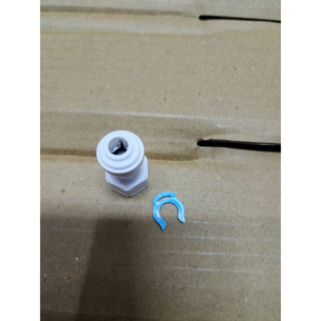 【小江淨水設備】鵝頸龍頭快速接頭，2分管可使用，都有附贈藍色卡扣。