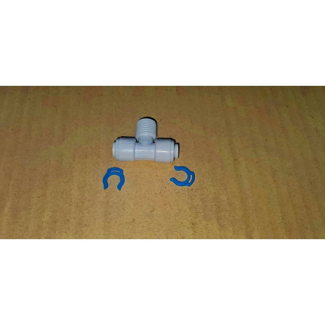【小江淨水設備】100%台灣製造快速接頭T型2分快接/2分快接/2分牙,以上均附贈固定2分管c型夾(NSF認證大廠) 【小江淨水設備】100%台灣製造快速接頭T型2分快接/2分快接/2分牙,以上均附贈固定2分管c型夾(NSF認證大廠)