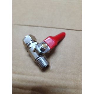 【小江淨水設備】金屬球閥考克，2分外牙接3分管，皆適用各式淨水器、RO機進水配件。