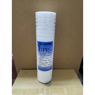 【小江淨水設備】10吋V.G.WATER 1微米pp車溝濾心，100%台灣製造生產。