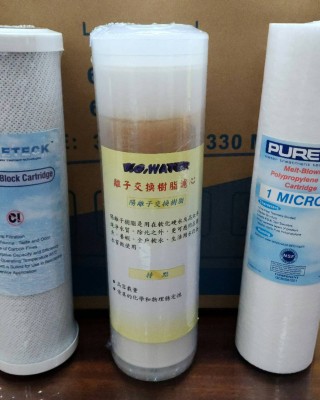 【小江淨水設備】三胞胎軟水版濾心、除氯版濾心，100%台灣製造。
