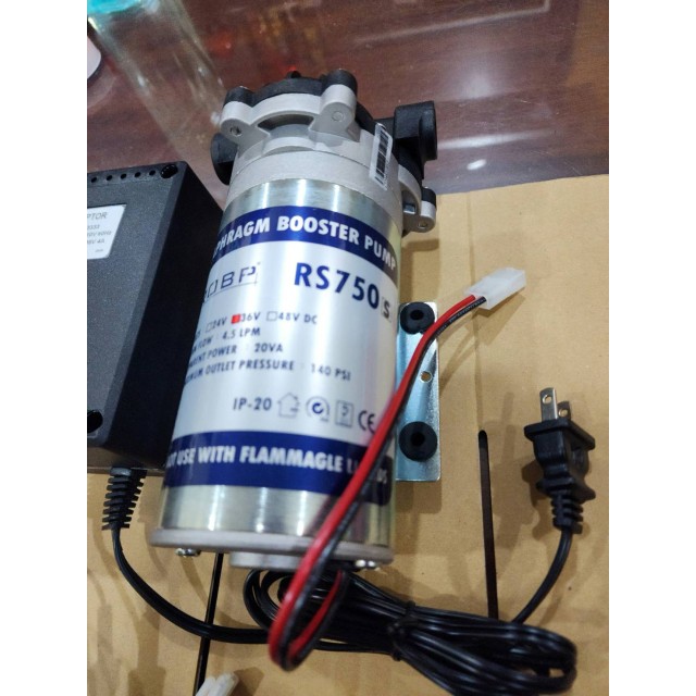 【小江淨水設備】100%台灣製造全傑RS750S,500G-600G RO馬達,搭配4A傳統型變壓器。 【小江淨水設備】100%台灣製造全傑RS750S,500G-600G RO馬達,搭配4A傳統型變壓器。